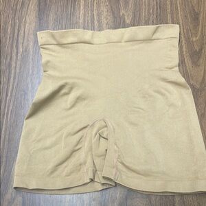 High-Waisted Tan‎ Shapewear Shorts size small